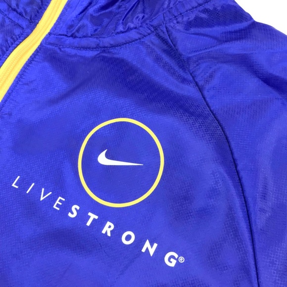 Nike Livestrong Cycling Running Shirt Jacket Sz M - Picture 5 of 8
